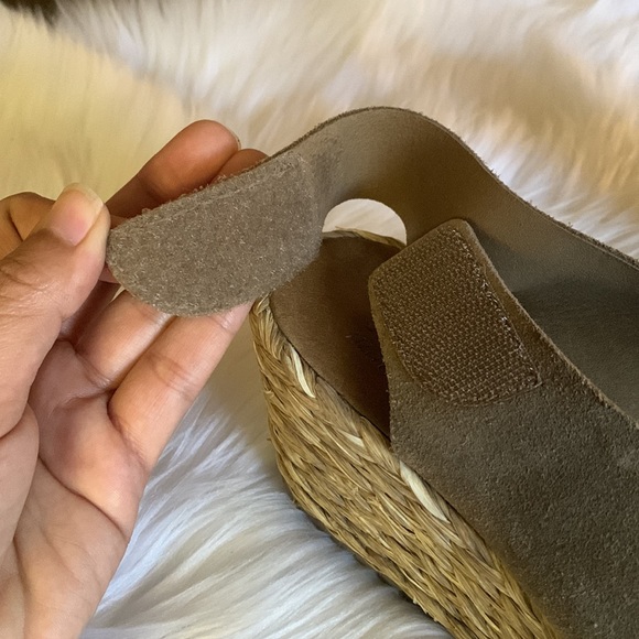 NWOT Pedro Garcia braided raffia wedge platform sandals size 38.5 - Picture 6 of 15